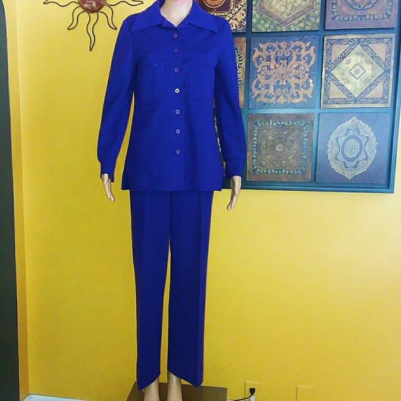 Vintage Other - 💖VTG 70's💖Jack Winter💖Purple Leisure Pant Suit
